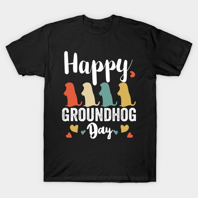 Happy Groundhog Day Shirt Woodchuck Biology Zoologist Animal Lover T-Shirt by BestSellerDesign